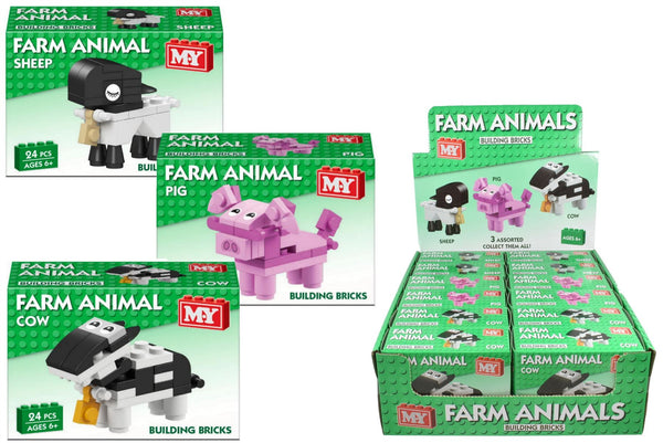 MY FARM ANIMAL BRICK  SET - 1 PC. TY3475